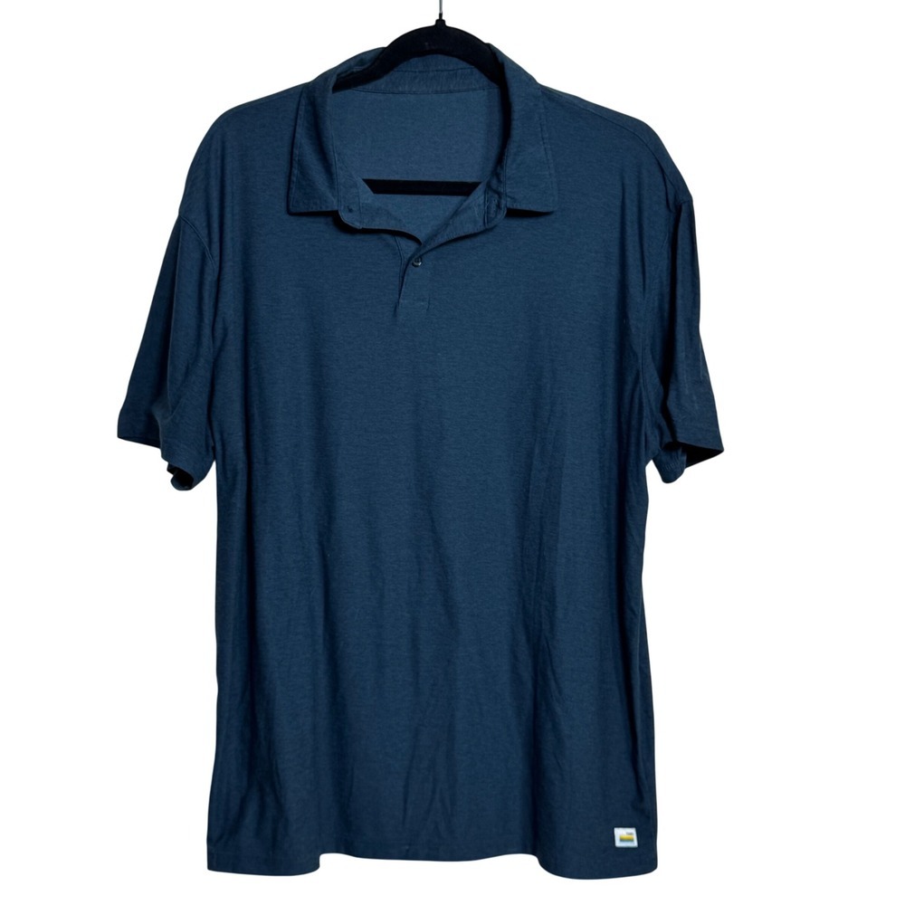 VUORI Men's strato  tech Short Sleeve Performance Polo Shirt Size XL versatile - Picture 2 of 7